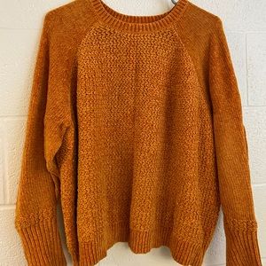 A New Day orange knit sweater